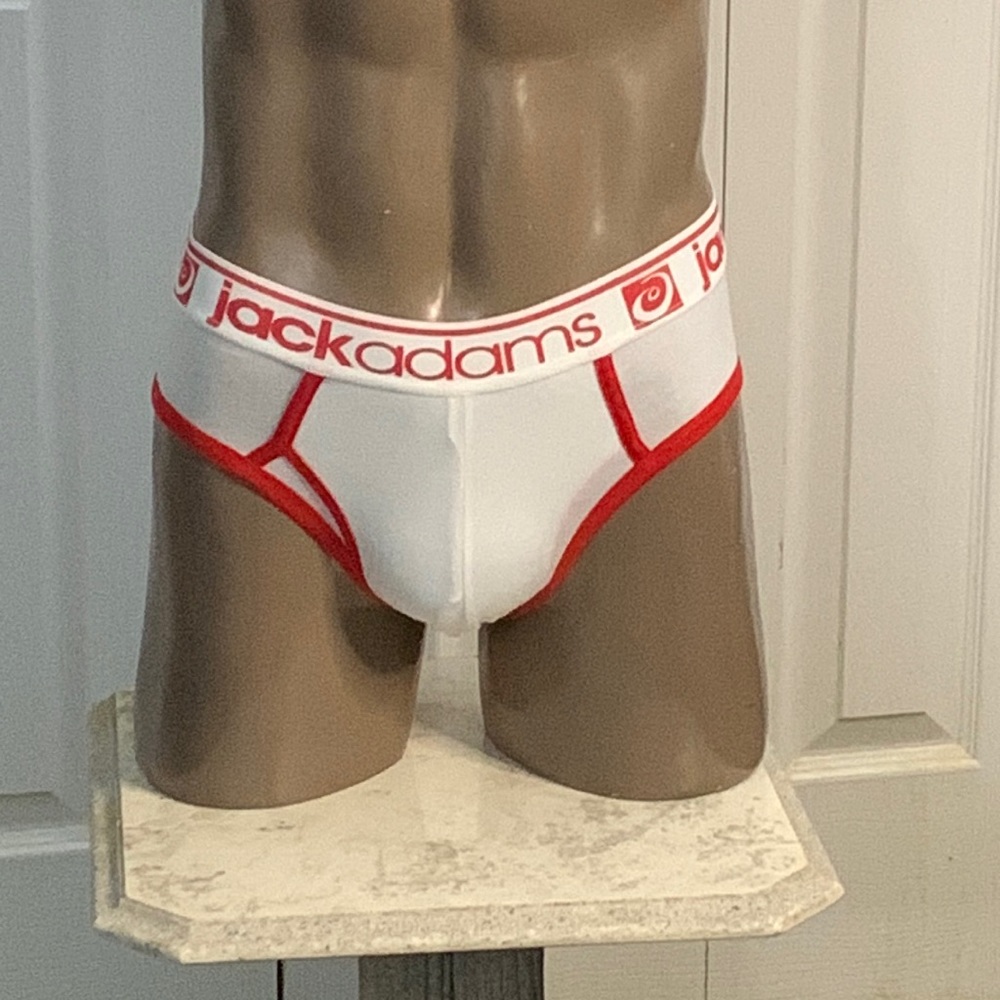 New White Comfort Brief by Jack Adams AK431